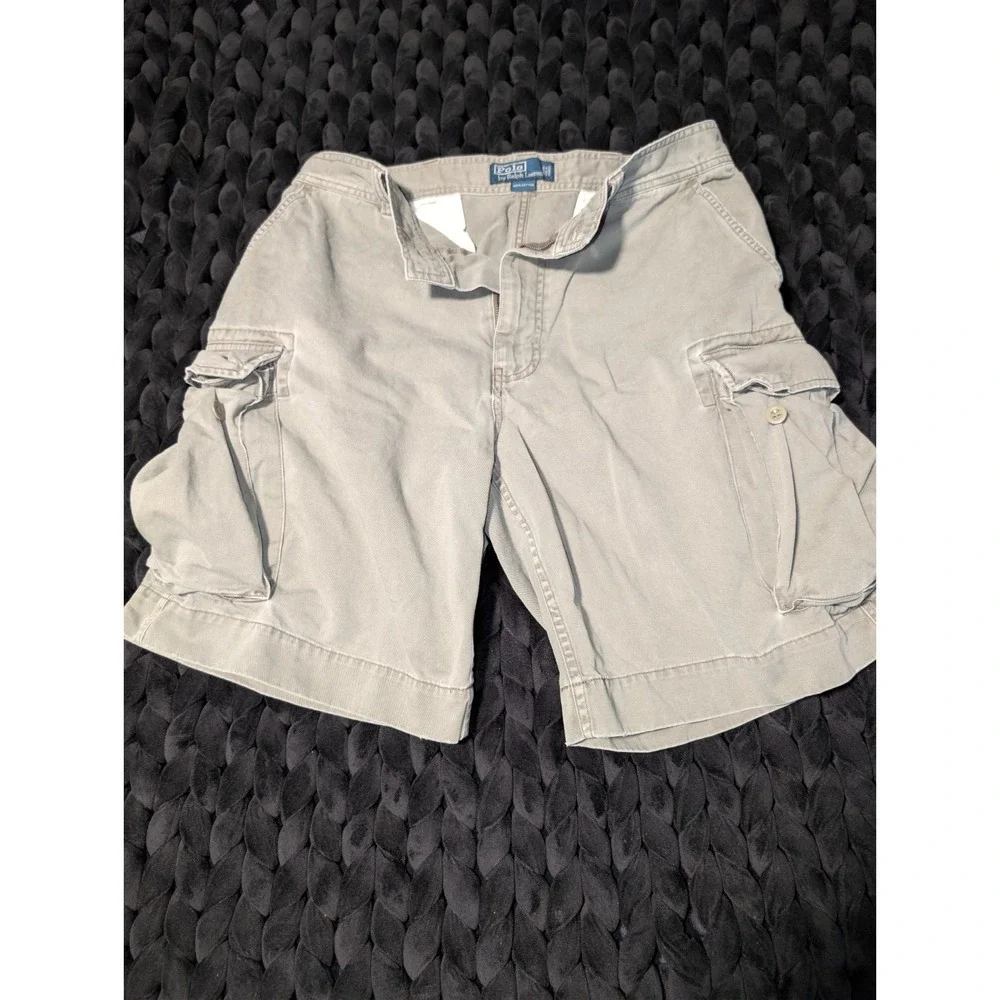 Polo Ralph Lauren Vintage Cargo Shorts Khaki Sage Men's Size 34